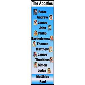 Apostles Bookmark