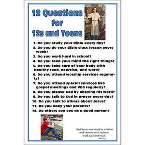 12 Questions for 12s and Teens