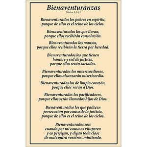 Bienaventuranzas Póster