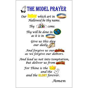 Model Prayer Poster