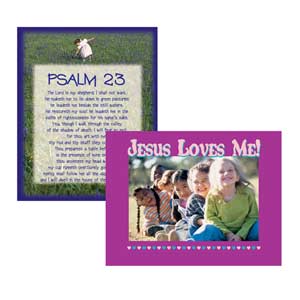 Jesus Loves Me and Psalm 23 Poster Set