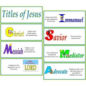 Titles of Jesus Pieces