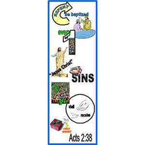 Acts 2:38 Bookmark