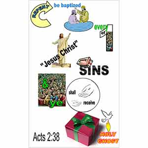 Acts 2:38 Poster
