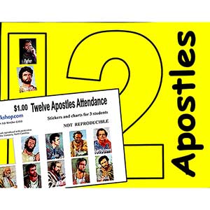 Twelve Apostles Attendance Charts