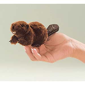 Beaver Finger Puppet