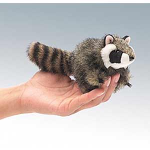 Raccoon Finger Puppet