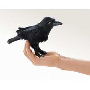 Raven Finger Puppet