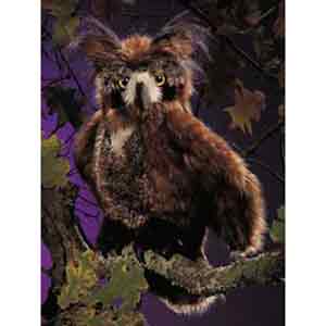 Great Horned Owl Puppet