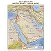 Middle East Relief Map Wall Chart